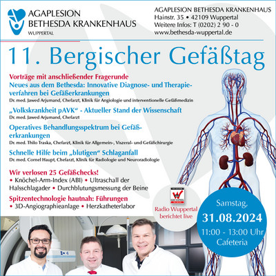 Programm zum 11. Bergischen Gefäßtag